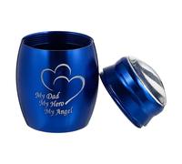 GETAJGHSD Mini Urn Creative Cremation Urn for Human Ashes Family Funeral Casket Heart Design Small Ashes Container for Pet Loved One