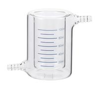 GETAJGHSD Ml Jacketed Glass Beakers with Double Layer Design for Scientific Experiments, Featuring Non-Stick Smooth Surface and Sturdy Glass Material for Measuring Liquid