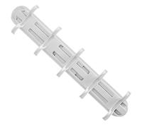 GETAJGHSD Multi-Function Punch-Free Adhesive Sliding Rail Under Cabinet Hanger, 10-Claw Retractable Space-Saving Rack, White Ceiling Mounted Coat and Utensil Organizer for Kitchen Storage