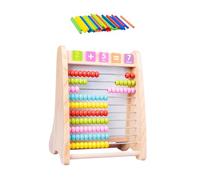 GETAJGHSD Multi-functional Computing Rack Early Educational Drawing Board and Calculation Stand Wooden Math Learning for Enhances Imagination and Thinking Skills