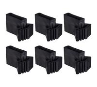 GETAJGHSD Non Slip Ladder Feet Covers 6 Pcs Replacement Rubber Pads for Step and Extension Ladders, Anti-Skid Feet for Indoor and Outdoor Safety