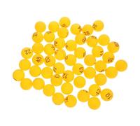 GETAJGHSD Numbered Table Tennis Balls 50pcs Plastic Round Pong Balls Sports Training Party for Outdoor Activities