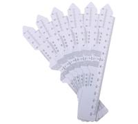 GETAJGHSD Optical Pd Ruler Set 6Pcs Plastic Pupillary Distance Measuring Tools for Professional and Personal Eye Testing