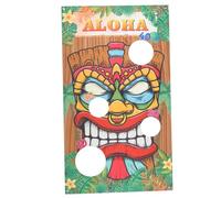 GETAJGHSD Outdoor Hawaiian Bean Bag Toss Game for Portable Polyester Sandbag for Beach Backyard Party Activities Bright Design Enhances Hand-eye Coordination Fun Outdoor Interactive
