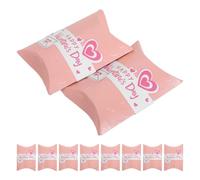 GETAJGHSD Paper Candy Boxes Party Favour Gift Boxes 10pcs Valentine Day with Elegant Pillow Design for Candy Packaging Versatile Use with Charming Appearance and Weddings