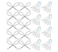 GETAJGHSD Phone Charm Wear-resistant Phone Accessories Chain with Lobster Clasp Lanyard Straps 120pcs Robust Polyester and Iron Material for Outdoor Adventures and Travel