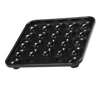 GETAJGHSD Pool Ball Tray for Billiard Balls, Black Plastic Storage Holder