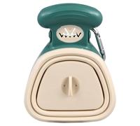 GETAJGHSD Portable Foldable Dog Pooper Scooper in Mustard Color S Size Outdoor Pet Waste Picker with Clip Lightweight Dog Feces Cleaning Tool for Puppy and Small