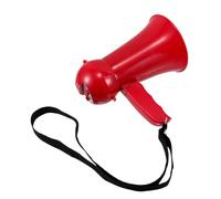 GETAJGHSD Portable Megaphone Red Bullhorn for Weddings and Celebrations Lightweight Sound Amplifier for Groomsmen Fun Shouting Games and Joyful Events