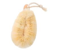 GETAJGHSD Portable Sisal Fiber Shower Brush Exfoliating Bath Scrubber with Wooden Handle, Gentle on Skin Bathing Tool for Home and Travel Use, for Teens and Adults