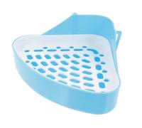 GETAJGHSD Portable Small Animal Litter Tray for Hamster and Rabbit, Lightweight Abs Material Bunny Litter Box for Park and Garden Use, Small Pet Mini Potty Corner Toilet for Easy Rabbit