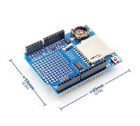 GETAJGHSD Professional Data Logging Shield for Card Compatible with Arduino Rtc Backup Regulator for Prototyping and Data Recording