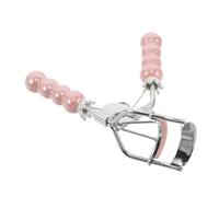 GETAJGHSD Professional Lash Curler with Carbon Steel Frame and Ceramic Crown Handle, Compact Eyelash Tool for Asian Eye Makeup