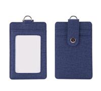 GETAJGHSD Pu Certificate Cover Hanging Holder with Lanyard Neck Strap Comfortable Secure and Dry Office School Use for Officers and Women