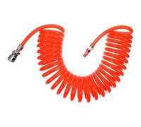 GETAJGHSD PU Flexible High Pressure Air Compressor Hose 10X6.5Mm 6M Telescopic Spring Tube with Connector for Pneumatic Tools and Air Pumps