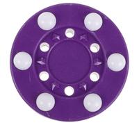 GETAJGHSD Purple Roller Hockey Puck with Six Roller Structure, Stable Rolling Pp Practice Puck for Skills Practice and Hockey Training, Multi-scene Adaptability for Youth and Adult Players