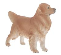 GETAJGHSD Realistic Golden Retriever Puppy Figurine Plastic Dog Model for Educational Use and Home Decoration Simulation Animal for Collectors