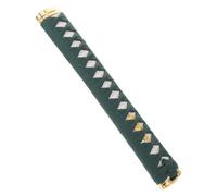 GETAJGHSD Replacement Handle Parts for Japanese Swords Non Slip Grip and Sweat Resistant Polyester with Wood Core, 27x3.7x3cm Traditional Samurai Handle for Martial Arts Practice