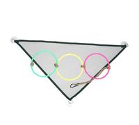 GETAJGHSD Reptile Climbing Net for Bearded Dragons and Chameleons, Green Plastic High-strength Material with Hanging Fixtures, Encourages Exercise and Stimulating Activities for Reptile Tank