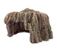 GETAJGHSD Resin Turtle Platform and Reptile Hide Cave with Cave-like Shape for Pet Habitat Providing Resting Spot and Hiding Place Suitable for Turtles and Snakes