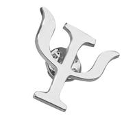 GETAJGHSD Retro Alloy Brooch Pin for Men Women Stylish Psychology Theme Decorative Badge for Suits Bags Clothing Unique Lapel Pin Accessory Versatile Design