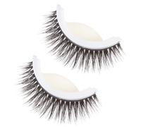 GETAJGHSD Reusable with Spare Glue Strips Self-adhesive Plastic Black 3d False Eyelashes Long Natural Look Fake Lashes for Party and Daily Use