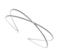 GETAJGHSD Rhinestone Headband for Wedding Thin Hair Band Sparkling Gems for Bridesmaids and Outdoor Ceremonies