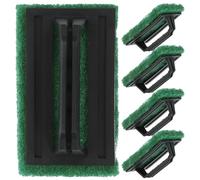 GETAJGHSD Screen Printing Scrub Pad with Handle with Pp Scouring Pad Material 5pcs for Reclaiming and Cleaning Ink Stains, Strong Cleaning Action for Screen Printing Projects