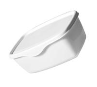 GETAJGHSD Sealed Wet Tissue Storage Box with Lid, Thickened White PP Plastic Organizer Case for Bathroom and Desktop, Dustproof Wipes Container Suitable for Travel and Home Use