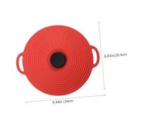 GETAJGHSD Silicone Lid for Bowls Small Red Multi-function Kitchen Cover Airtight Reusable Silicone Bowl Lid for Microwave and Home Use