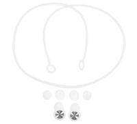 GETAJGHSD Silicone Noise Cancelling for Sleep and Work, Reusable Soft Ear Protectors with Sound Blocking for Studying, Travel, and Home Use, Silver White