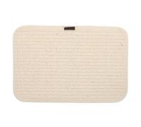 GETAJGHSD Sisal Cat Scratching Mat 30x20cm White Mini Sofa Leg Protector - Sturdy Furniture Scratch Pad for Indoor Cats, Anti-Scratch Sisal Mat for Couch and Carpet