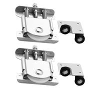 GETAJGHSD Sliding Wardrobe Door Pulley Roller Smooth Operation 3.3X3.1X0.8 Inch Window Pulley Suitable for Aluminium Doors and Drawers