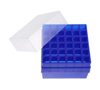 GETAJGHSD -slot Plastic Cryogenic Freezer Box for Laboratory Applications with Sample Storage and Systematic Sample Categorization, Blue Test Tube Holder with Sl esign for Professional
