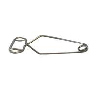 GETAJGHSD Small Iron Test Tube Clamp Silver Flask Holder that Withstands High Temperature Self-Closing Spring Structure for Lab and Home Use