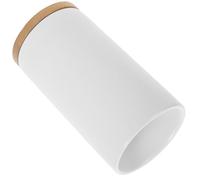 GETAJGHSD Soap Pump Bottle Lotion Dispenser 430ml Ceramic and Bamboo Rust-proof Leak-proof Modern Design for Bathroom Counter and Home Decoration