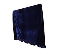 GETAJGHSD Soft Pleuche Upright Piano Cover Full Dustproof Protective Cloth with Decorative Macrame Edges Washable Velvet Slipcover for Home and Professional Use