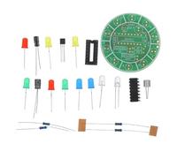 GETAJGHSD Sound Reactive Rotating LED Light Kit DIY Electronic Water Flowing Light with Solder Practice Set for Science Experiments and Teaching in Electronics