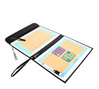 GETAJGHSD Sports Ball Coaching Board Iron Material Reusable Writing Board for Volleyball Training and Match Planning
