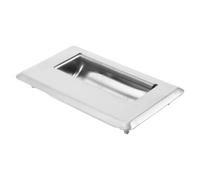 GETAJGHSD Stainless Steel Hidden Recessed Pull Handle for Door and Sliding Door, Heavy Duty Flush Concealed Cabinet Drawer Handle, Rectangular Shape with Modern Simple Style for Kitchen