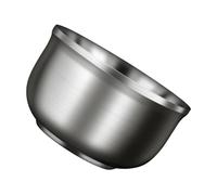 GETAJGHSD Stainless Steel Insulated Soup Bowl for Home and Restaurant Use Smooth Round Edge Rice and Noodle Serving Bowl Easy-Clean Food-Grade Container for Pasta Salad and Grains