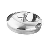 GETAJGHSD Stainless Steel Round Mug Lid Milk Cup Cover for Hot Drinks Spill Resistant Dust Tea Cup Cover Easy Clean Beverage Accessory