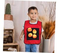 GETAJGHSD Sticky Ball Vest with Vests Red Yellow and Sponge Balls Soft Toss Game for Outdoor Play to Develop Motor Skills and Social Interaction Random Color