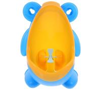 GETAJGHSD Sturdy Boys Urinal Potty Training Toilet with Cartoon Frog Design, Made of Pp Material, Space Saving and Easy to Mount for Bathroom Use, Helps Cultivate Independent Style