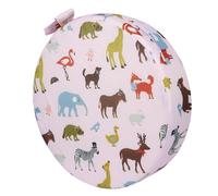 GETAJGHSD Thick Chair Cushion High Chair Cushion Pink Round Easy to Clean High Density Sponge Non-Slip Material Convenient to Dry and Store