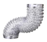 GETAJGHSD Thickened Aluminum Foil Duct Hose Diameter Heat Resistant Ventilation Hose for HVAC Dryer Vent Flexible Exhaust Tube for Kitchen Bathroom Greenhouse