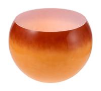 GETAJGHSD Torchiere Floor Lamp Shade Replacement for Living Rooms and Routines 10inch Bowl Shaped Lampshade with Gradient Light Cover, Tool-Free Setup, Modern Orange