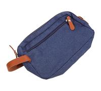 GETAJGHSD Travel Toiletry Bag for Men Portable Shaving Bag Wet Dry Separation Nylon Material for Business Trip and Weekend Getaway