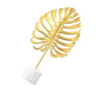 GETAJGHSD Turtle Leaf Statue Nordic Desktop Ornament Iron Leaf Sculpture Metal Craft Decoration for Home and Office Desk Accessories Modern Minimalist Style