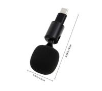 GETAJGHSD Type-c Bendable Recording Microphone USB C Mic for Laptop and Mobile Phone, Live Streaming and Music Recording Microphone with Noise Reduction, Compact Design for Online Meetings